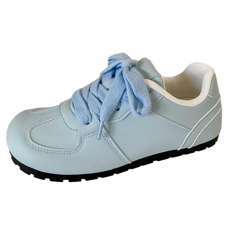 B3506 Puff Shoes Series/латексные стельки Mango Head Little White Shoes Женская обувь для скейтбординга Dexun Shoes 2024 Новинка Популярная