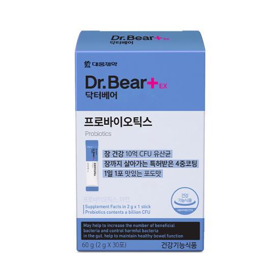 Дэвунг Фармасьютикал Доктор. Пробиотики Bear 30 пакетов (30-дневный запас)