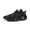 Li Ning WOW12 Амортизация Нескользящие Износостойкие Дышащие Упругий Захват Низкие Баскетбольные Кроссовки Мужские Черные ABAV085-15