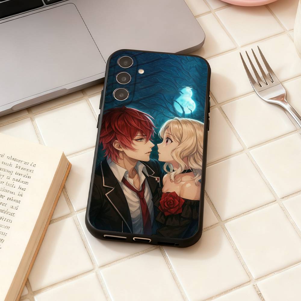 Чехол для телефона D-Diabolik-ks Anime L-Lovers для Samsung Galaxy A73, A72, A71, A70, A53, A52, A51, Другие Мягкий Черный Корпус
