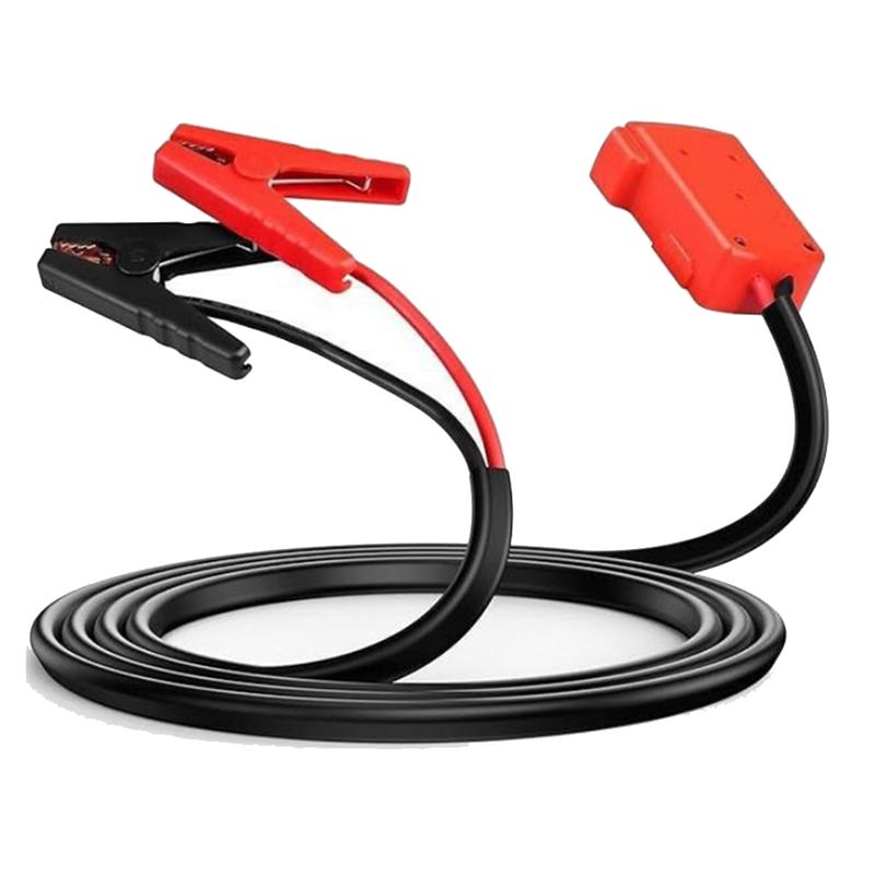 Compact Car Battery Jump Starter 8AWG 1.8M Wire Jumper Cable Clip Car Auxiliary Starter For M18 Adapter