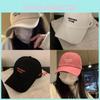 Embroidered Baseball Versatile Cap For Women Fashionable Sun Protection Hat
