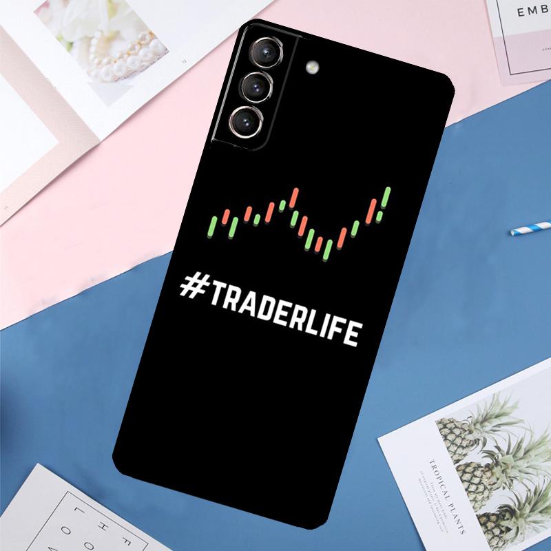 Чехол-кошелек Day Trader для Samsung Galaxy S23 S22 S24 Ultra Note 20 S20 S21 FE S9 S10 Note 10 Plus