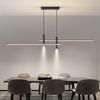 Modern Minimalist Pendant Light - Elegant Long Strip Design for Dining Rooms, Bars, and Restaurants