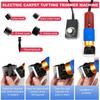 Tufting Carpet Trimmer,Tufting Gun Trimmer with Shearing,Professional Electric Rug Tuft Carver Clippers