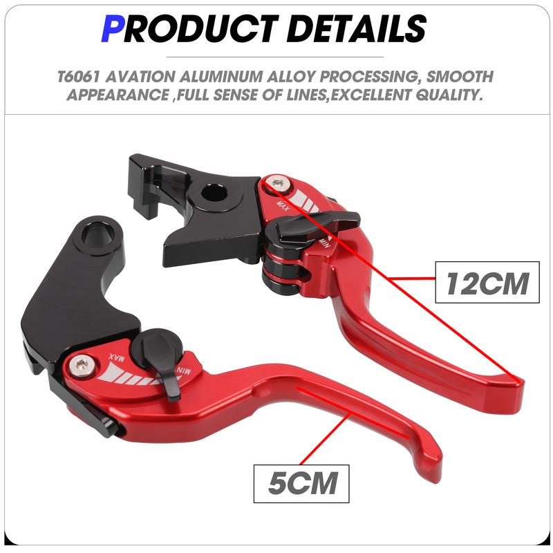 Short Brake Lever For YAMAHA XMAX 250 400/300/250/125 Motor Adjustable Brake Clutch Lever Handle Guard Levers XMAX300