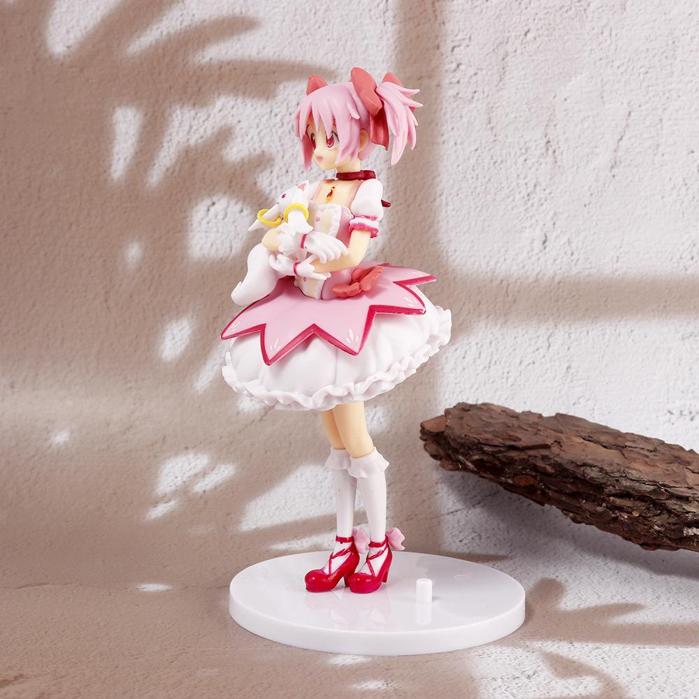 Puella Magi Madoka 18 см Магика Аниме Фигурка Канамэ Мадока Фигурка Экшн Волшебница Модель Декор Статуэтка Куклы Игрушки Рождественский Подарок