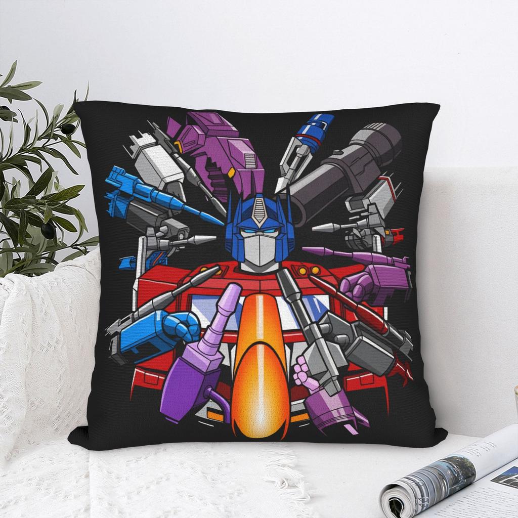 Super Robert Optimuss Primes Pillowcases Vintage Pillow Case For Sofa Car Home Decor Square Pillow Cover