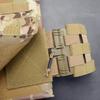 Комплект пряжек быстрого сброса для бокового ремня Molle, одноточечное быстроразъемное крепление Molle с боковой загрузкой, с петлей и крючком