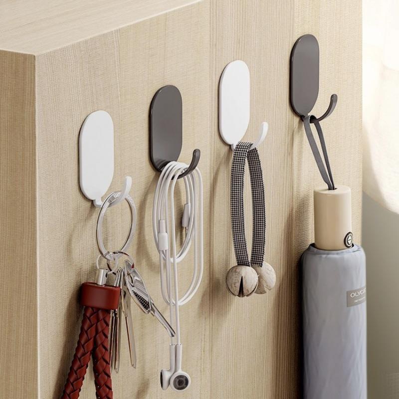 5 шт. Магнитный крючок для холодильника без перфорации, бытовой крючок на заднюю сторону двери, многофункциональный, утолщенный, с сильной присоской, многоразовый