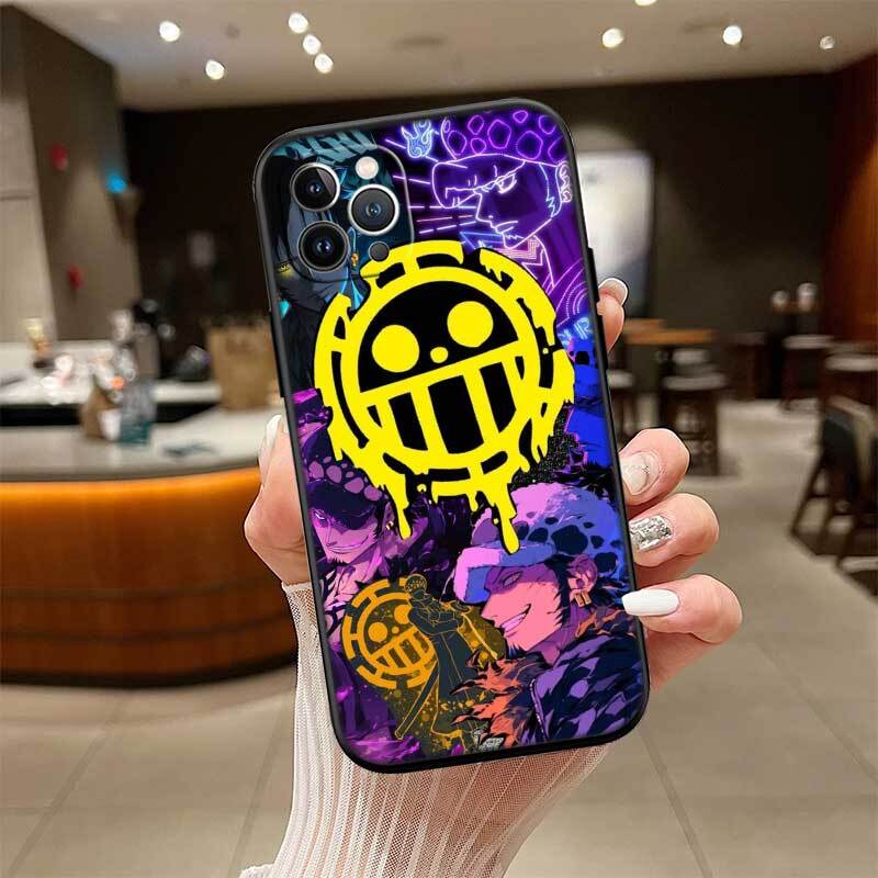 One Piece Law Case for Samsung Note 20 10 S25 Plus Ultra Lite FE M20 M21 M30 M31 M51 A11 A26 A51 A52 A53 A56 A70 A71 A72 A73