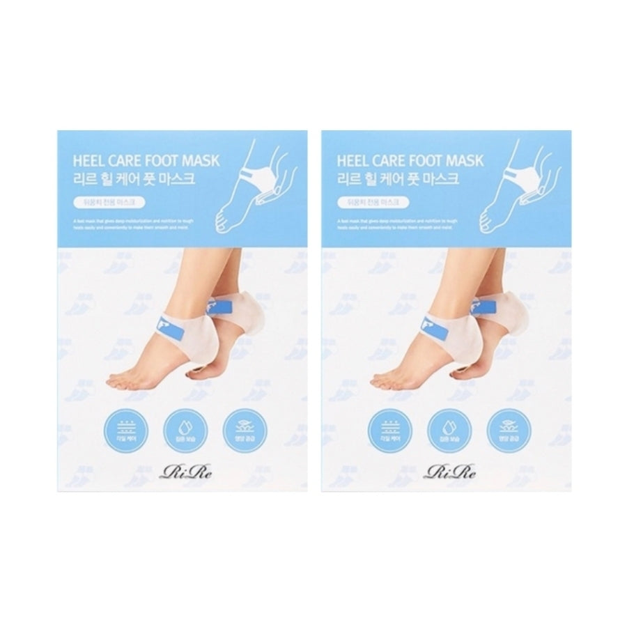 RiRe Heel Care Foot Mask 10ea*1Pc/2Pcs
