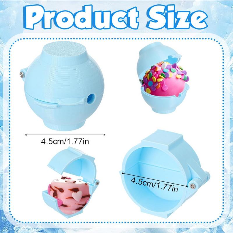 Синяя круглая форма для прессования и формования торта, 3D-печатная пластиковая форма-шар, инструмент-рамка для выпечки кондитерских изделий и шоколада для вечеринок, свадеб, десертов