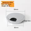 Premium Zinc Alloy Round Wire Grommet Box for Desks and Cabinets