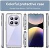 Phone Case For Xiaomi Redmi Note 14 Pro 4g , Clear Transparent Phone Case Cover For Xiaomi Redmi Note 14 Pro 4g