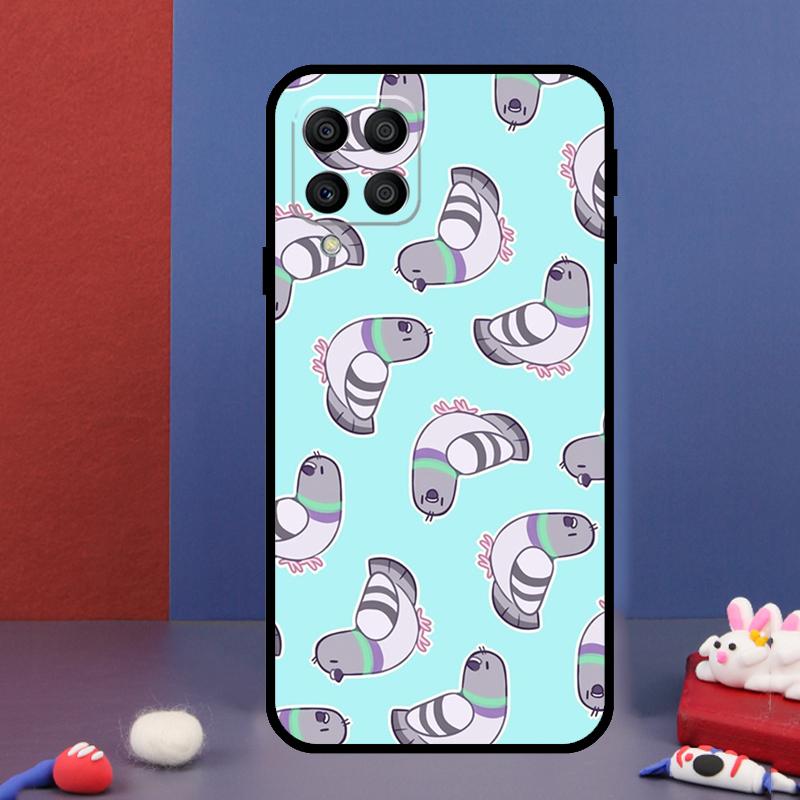 Коллаж с голубями для чехла на телефон Samsung Galaxy M15 M55 M33 M13 M23 M53 M31 M51 M14 M34 M54 M20 M30s M52 M32