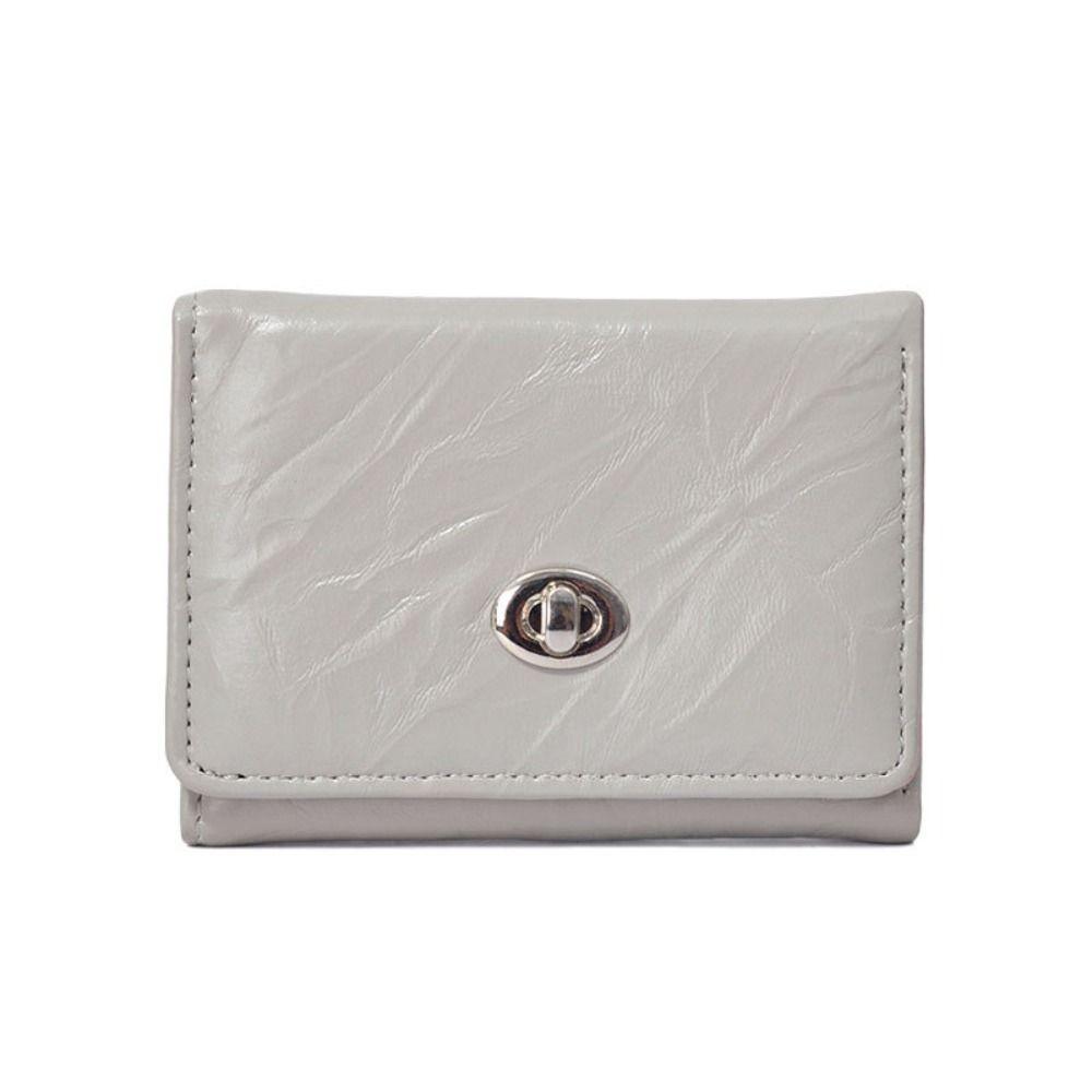New PU Leather Wallet Large Capacity Personality Coin Pouch Multi-card Multifunctional Card Holder Purse