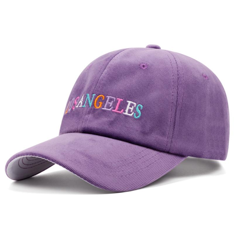 Fashion Hat New Hat Embroidery Korean Version Alphabet Cap Men's Curved Shade Baseball Versatile Tide