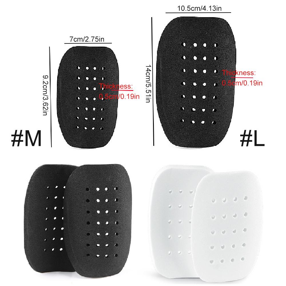 1Pair Soccer Shin Guard Insert Plates,EVA Material with Breathable Holes,Adult & Kids Sports Shin Protectors