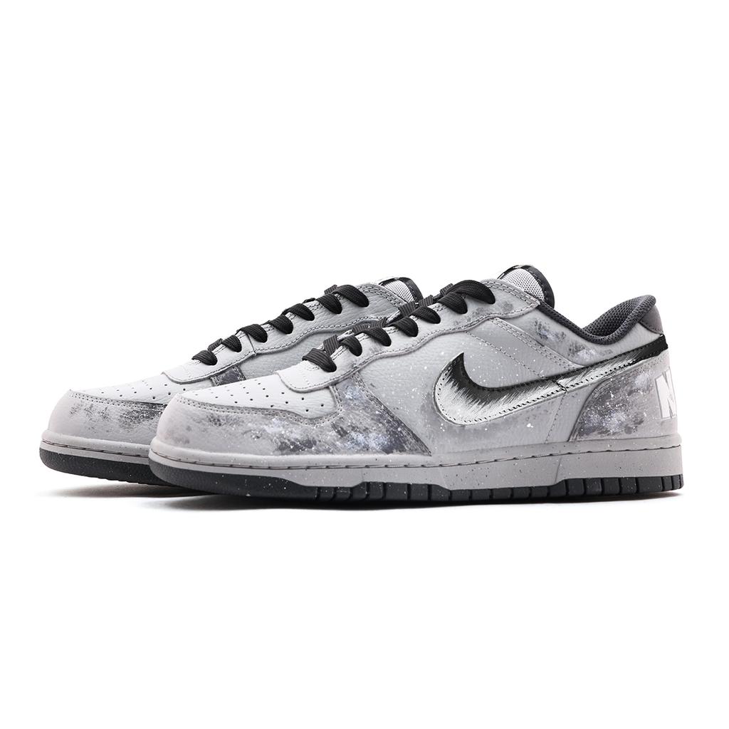 Nike Big Charcoal Meteorite Star Breathable And Slip Resistant Low top Skateboard Shoes Men's Meteorite Gray 355152-017(Team717-)