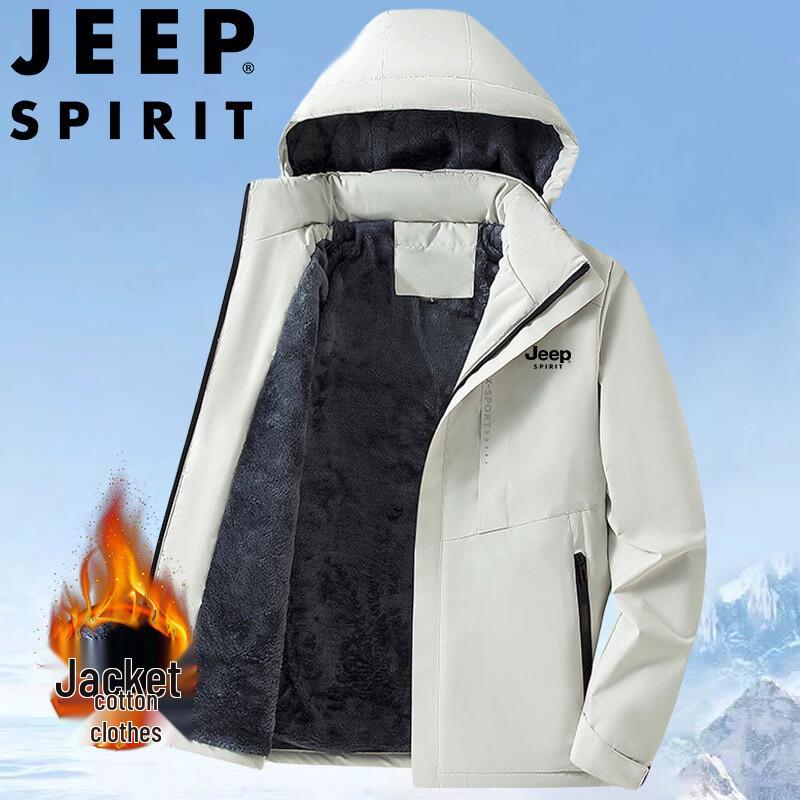 Мужская зимняя термокуртка JEEP SPIRIT с флисовой подкладкой