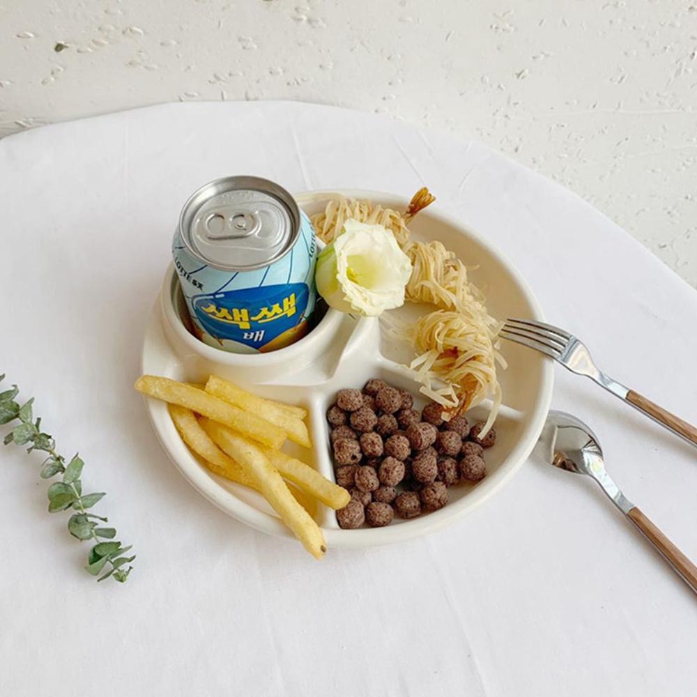 Portable Diet Control Keep Fit Lose Weight Tool Food  Plate Meal Measure Dish Portion Control