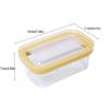 Hand Press Butter Keeper Plastic Butter Slice Container Household Cheese Storage Box  Baking