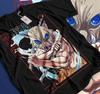 Kimetsu No Yaiba Demon Slayer Inosuke Double Swords Black TShirt