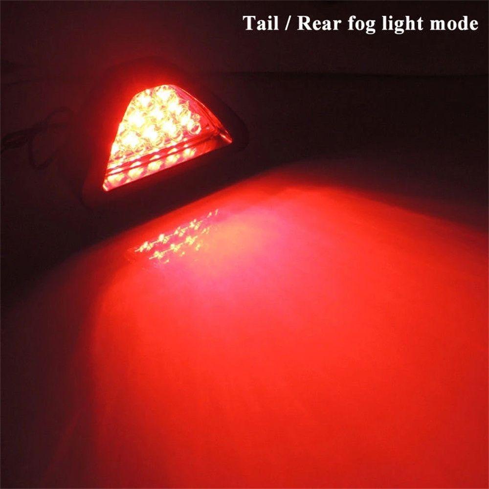 Accessories F1 Style Sporty Triangle Brake Signal Lamp Rear Fog Light Third Brake Lamp Stop Light