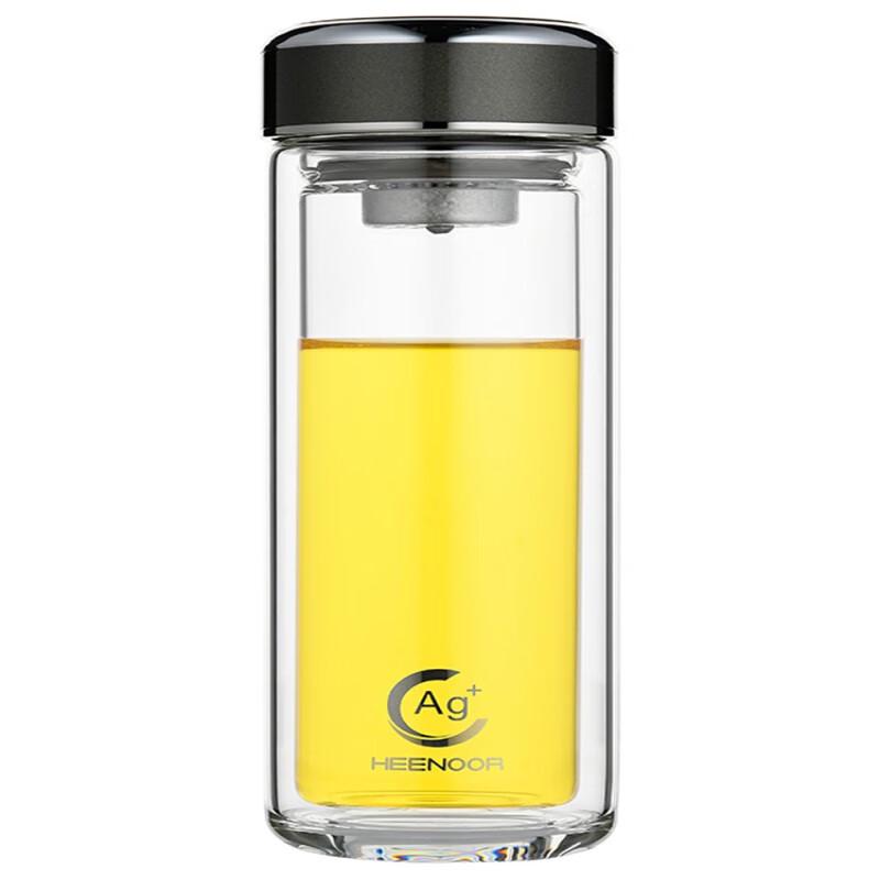 Heenoor XN-1902 Double Wall Glass Bottle with Tea Infuser
