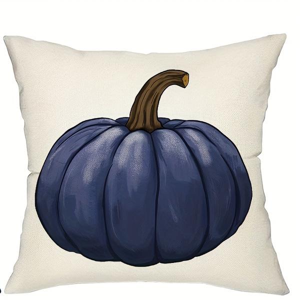Home Decor Hello Pumpkin & Farm Fresh Autumn Decor Pattern Cushion Cover Suitable for Sofa Bedroom Car Pillow Cover