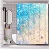 Beach Shells Starfish Bathroom  Shower Curtain Waterproof Fabric Bathroom Curtain With 12 Hooks Sunflower Home Deco Free Ship