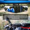 UTV Convex Rear View Center Mirror RZR HighClear Rearview Mirror Compatible with RZR PRO XP4