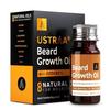 Ustraa Beard Growth Oil - 35ml - With Redensyl and 8 Natural Oils, Moisturizes & Nourishes, No Mineral Oil & Beard Wash Woody - 100 Ml
