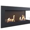 Wall Mounted Bioethanol Fireplace 900 TÜV Right-sided with Glazing