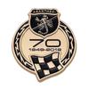 1 шт. 500 Abarth 500 595 124 125 695 70 Anniversario Металлическая эмблема автомобиля Эмблема 70-летия Наклейка Декор кузова Наклейки
