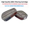 6001/6002/6004 Cartridge Box 5N11 Cotton Filters Set For 3m 6200/7502/6800 Dust Gas Masks Chemical Painting Spraying Respirator