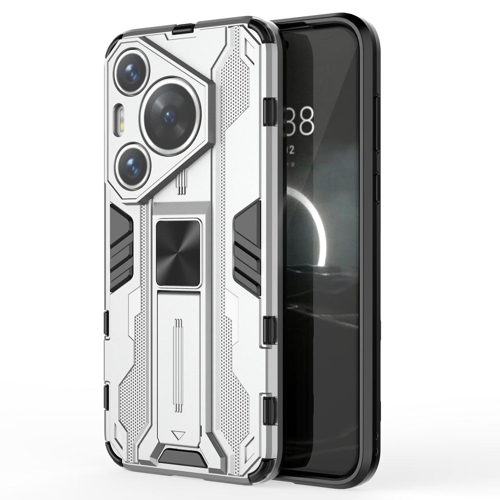 Чехол для Huawei Pura 70 Pro/Pura 70 Pro+ с подставкой, задняя крышка телефона из ПК+ТПУ