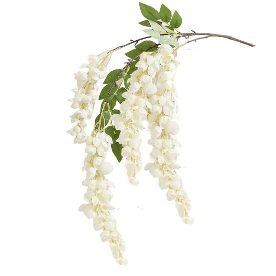 5 вилок Имитация цветочной гирлянды Яркий цвет Реалистичные лозы Реалистичная гирлянда из глицинии Свадебный букет Декор для вечеринки