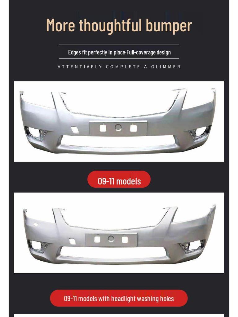 Suitable for Toyota Camry (2006-2011) Front and Rear Bumpers