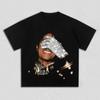 Унисекс футболка с графическим принтом MJ Michael Jackson Стиль 21 века Модная Хип-Хоп Мода Уличная одежда Женские и Унисекс Футболки