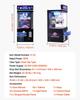 Claw Crane Machine, Medium-Sized Arcade Game Machine with Light & Sound, Adjustable Difficulty, Precise Toy Candy Grabber Prize Dispenser Vending Toy,