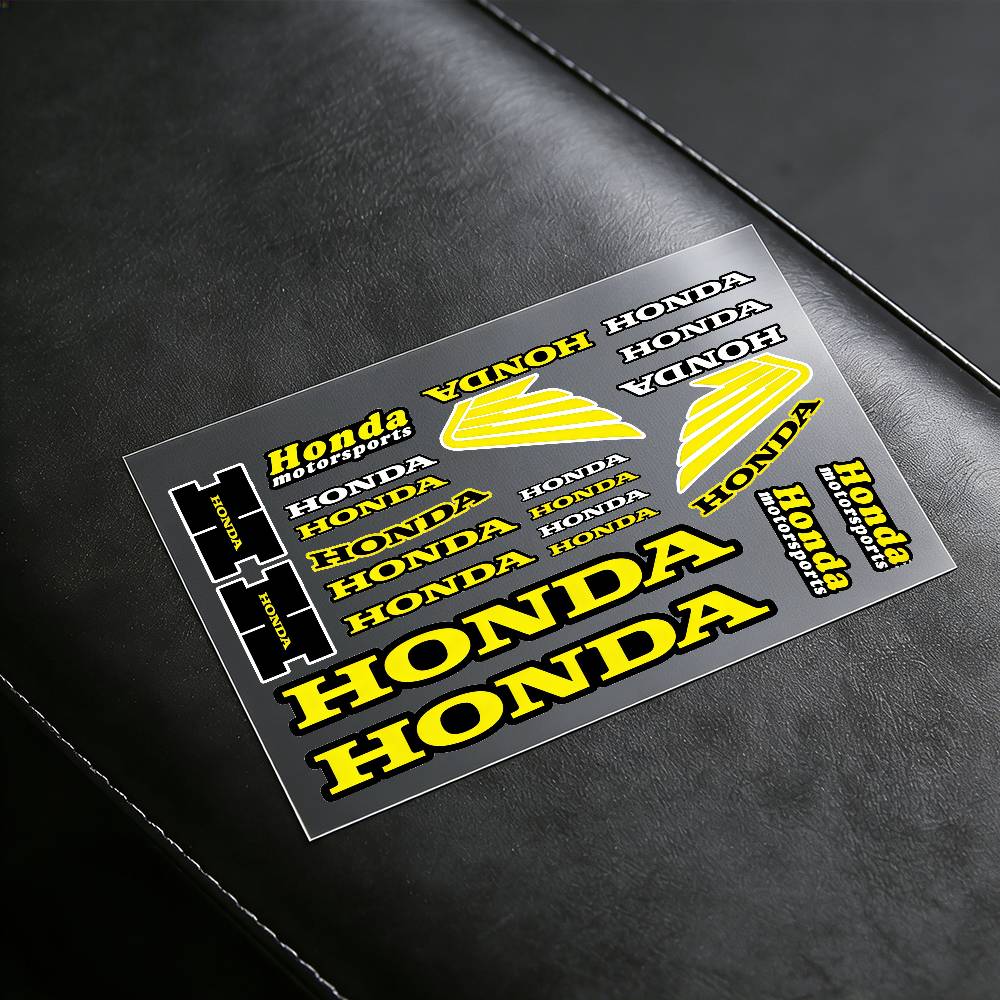 Светоотражающие наклейки для мотоцикла HONDA, 3M Предупреждение о безопасности ночью в темноте Шлемы для скутера w14