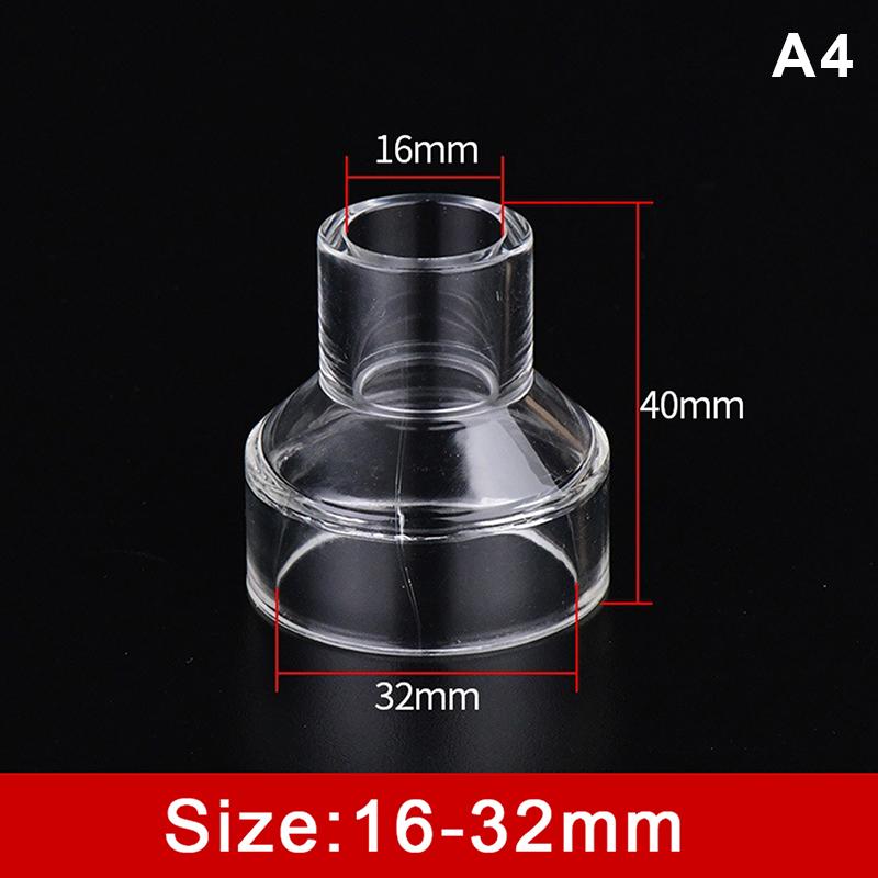 Clear Acrylic Pipe Fittings Variable Diameter Connectors for Water Tube Aquarium System Reliable Connection Joint