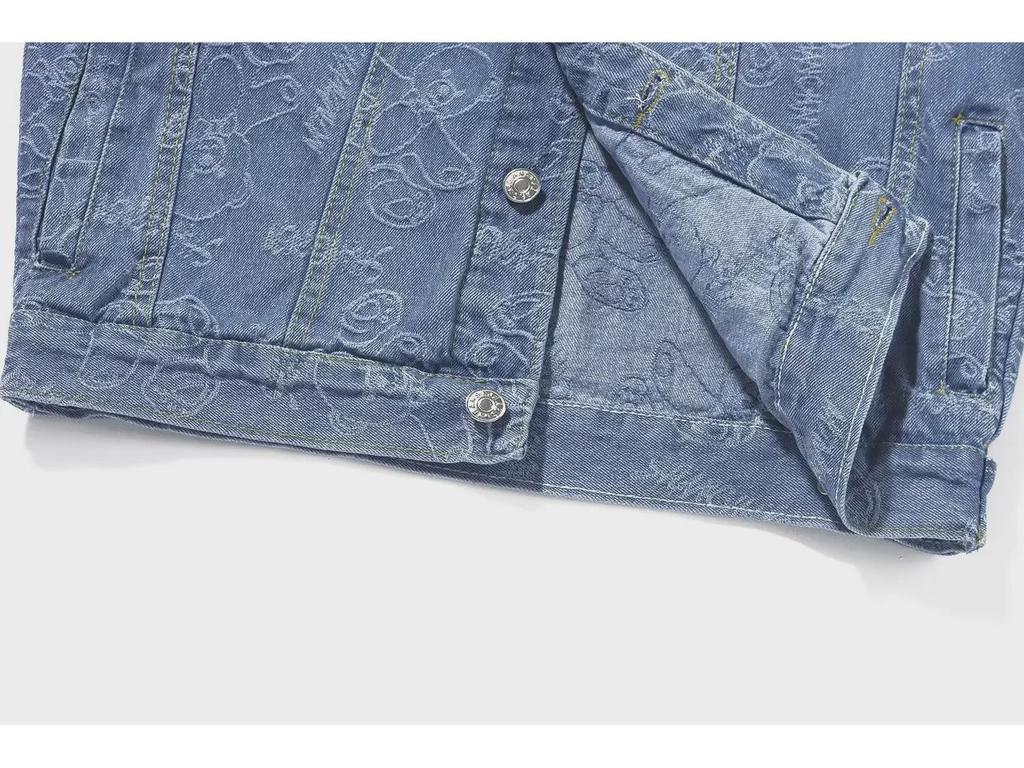 Men's Slim Korean Style Denim Jacket and Pants Set - Trendy Spring/Autumn Student Fashion