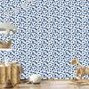 Heart Wallpaper Blue, White, Light Gray and Azure 50x1000
