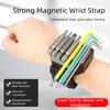 Multi-Functional Magnetic Wristband Strong Magnet Wrist Tool Band  Drill Bit Storage