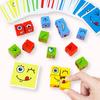 Кубик для смены лица Toyto Face Change Facial Expression Matching Game, настольная игра Rubik's Cube, популярная корейская игра