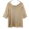 Made In Italy Five-quarter Sleeve Cut 40 Beige Women Used