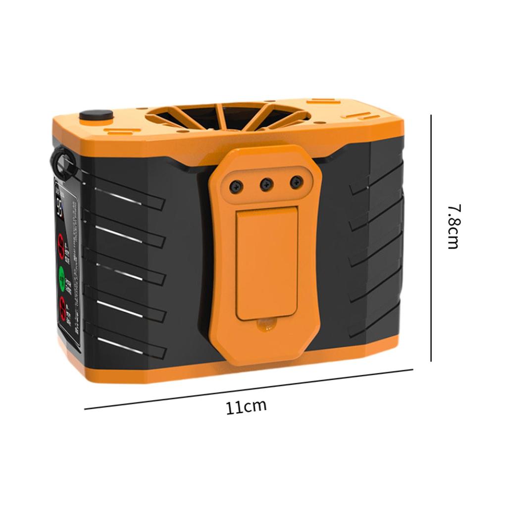 Mini Waist Clip Fan Mute Personal Fan for Hiking Fishing Construction Site